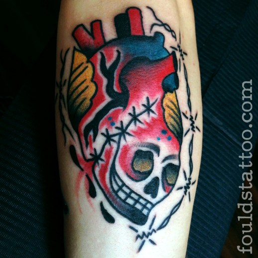 Heart Skull